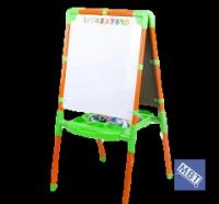 Мольберт двусторонний с пласт.азбукой и пеналом М1